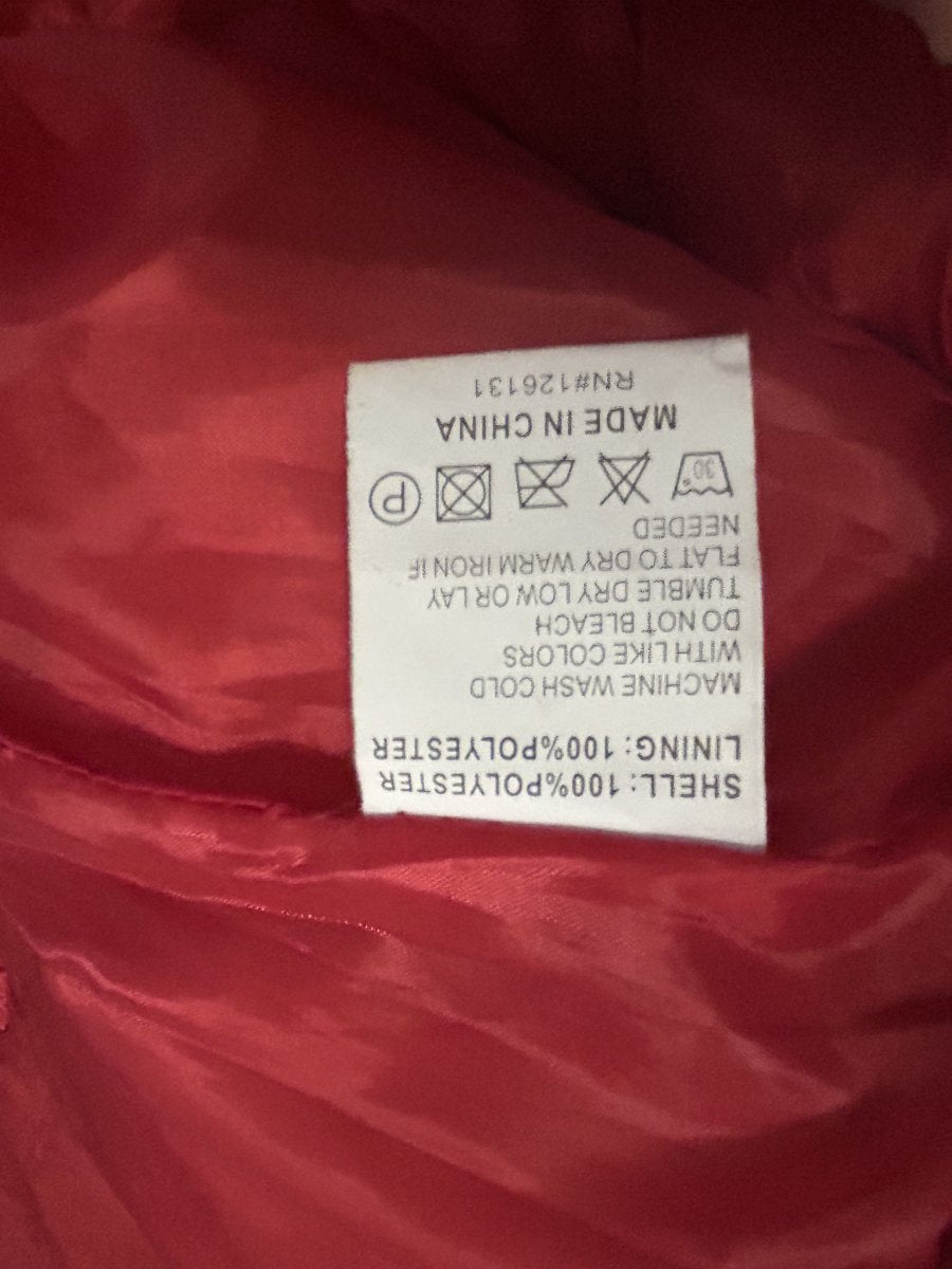 Patron Cito U.S.A. — Quilted Puffer Vest | Red with no apologies · Sz S
