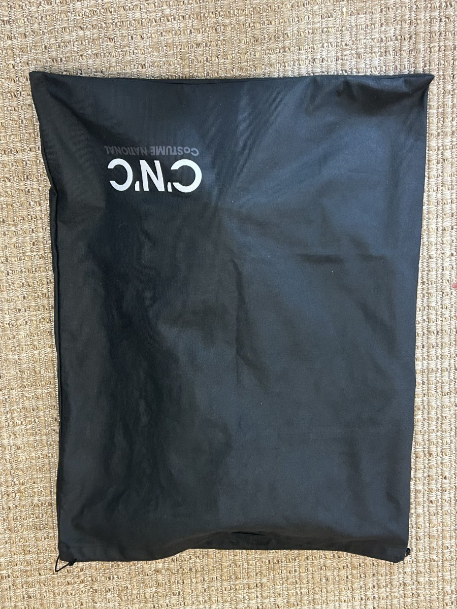 C.N.C — Tote Bag | Deep chocolate leather with one deliberate slash of pink · Sz OS