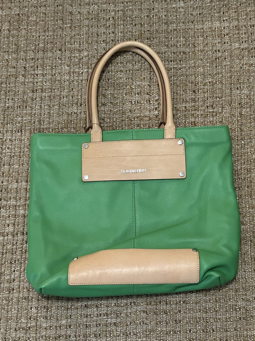 Claudia Ciuti - Structured Tote - leather material detail - Sz OS - Curuva