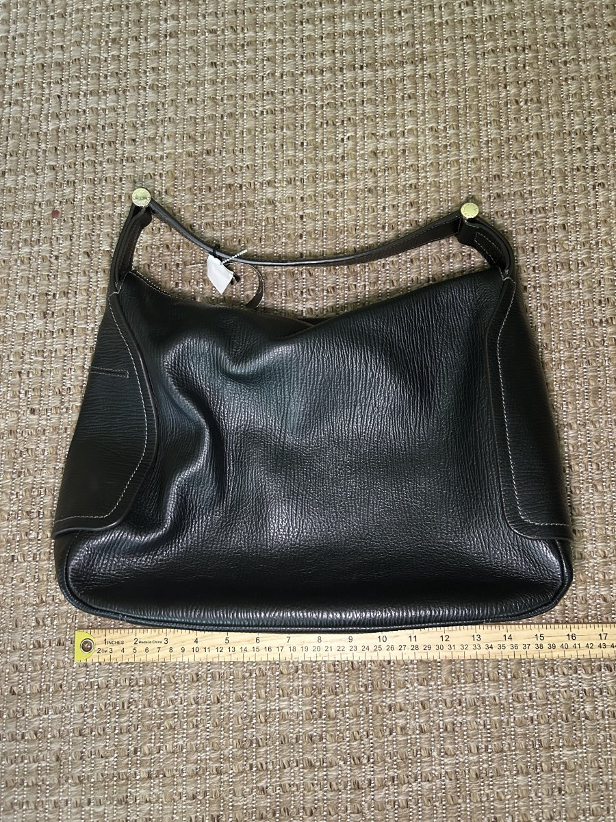 Furla — Hobo Bag | Deep black pebbled leather, never worn · Sz OS