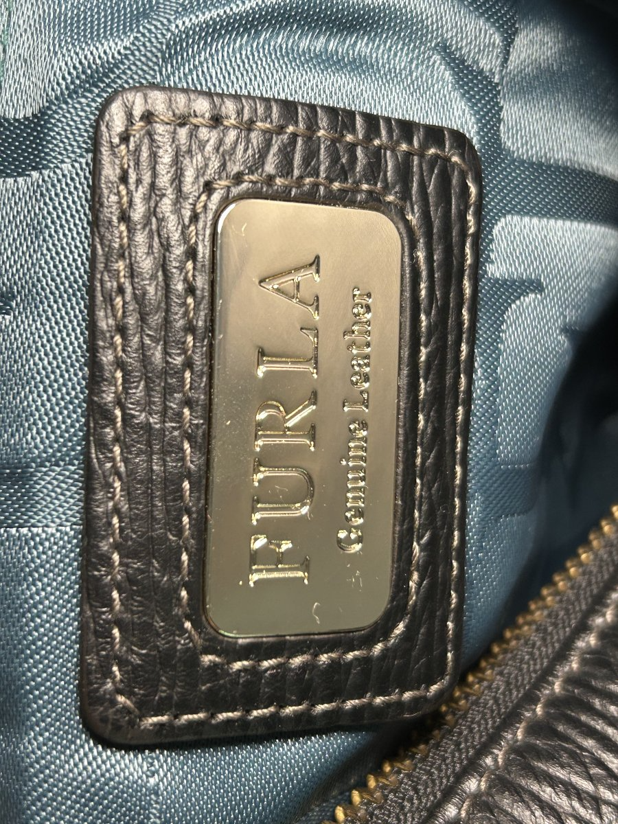 Furla — Hobo Bag | Deep black pebbled leather, never worn · Sz OS