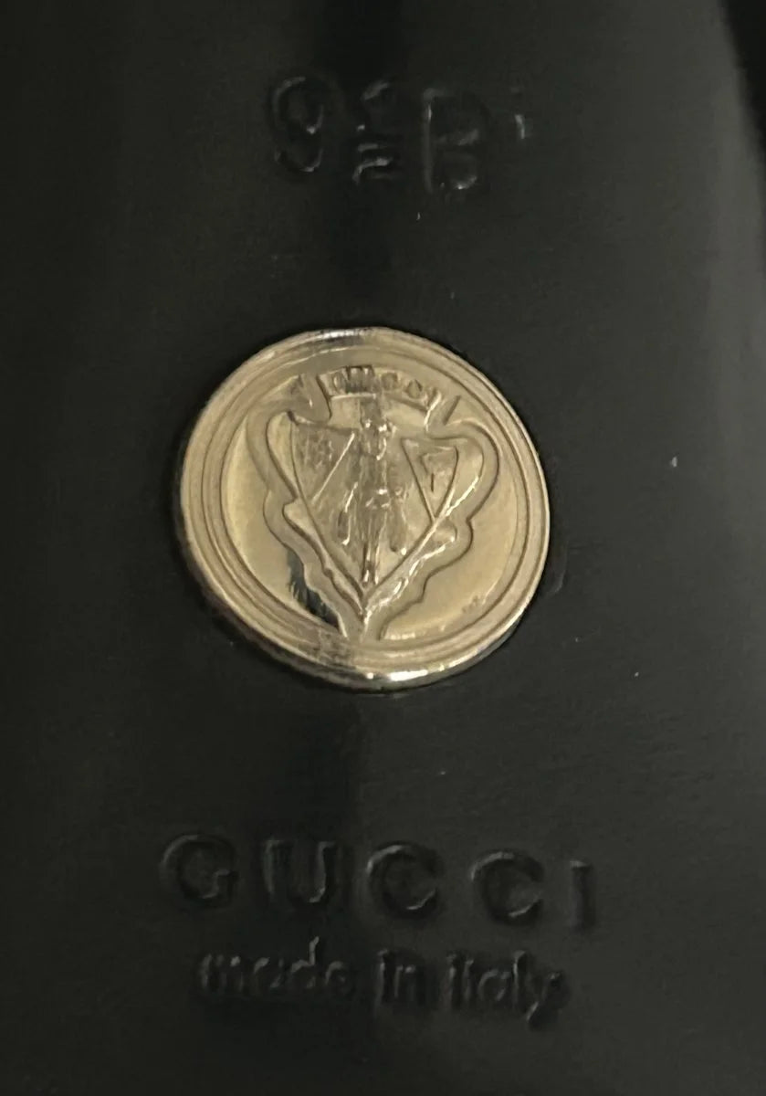 Gucci - Heels - Patent leather upper leather lining Made in Italy - Sz 9 5 B - Curuva