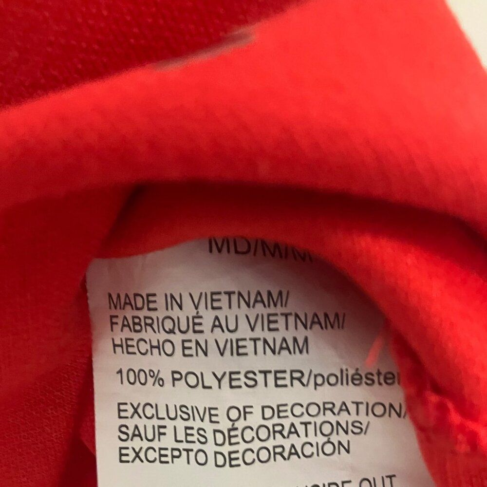 Under Armour Ole Miss Rebels Red Quarter-Zip Sweatshirt Women's M