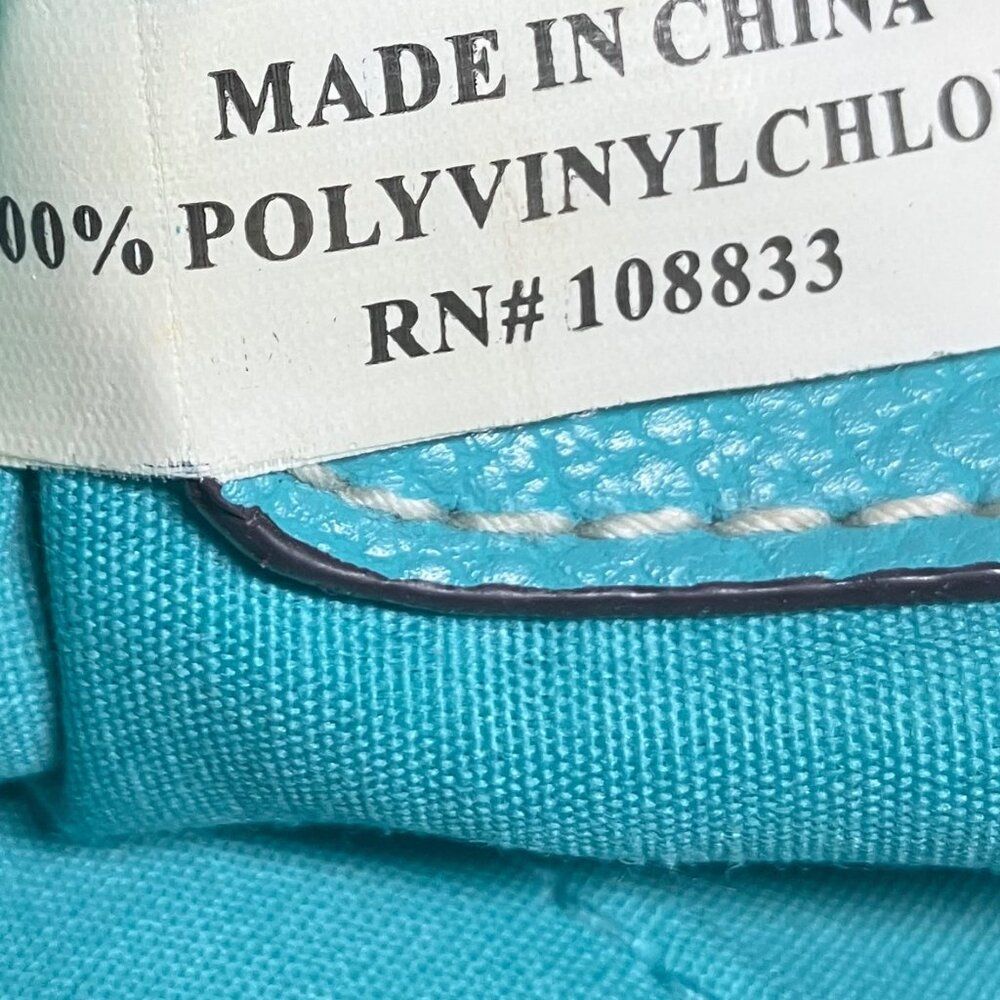 Rosetti Aqua Blue Handbag Purse with Matching Wallet Faux Leather Satchel