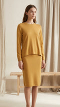 Salvatore Ferragamo - Blouse and skirt set - 100 Cotton - Sz L - Curuva cover