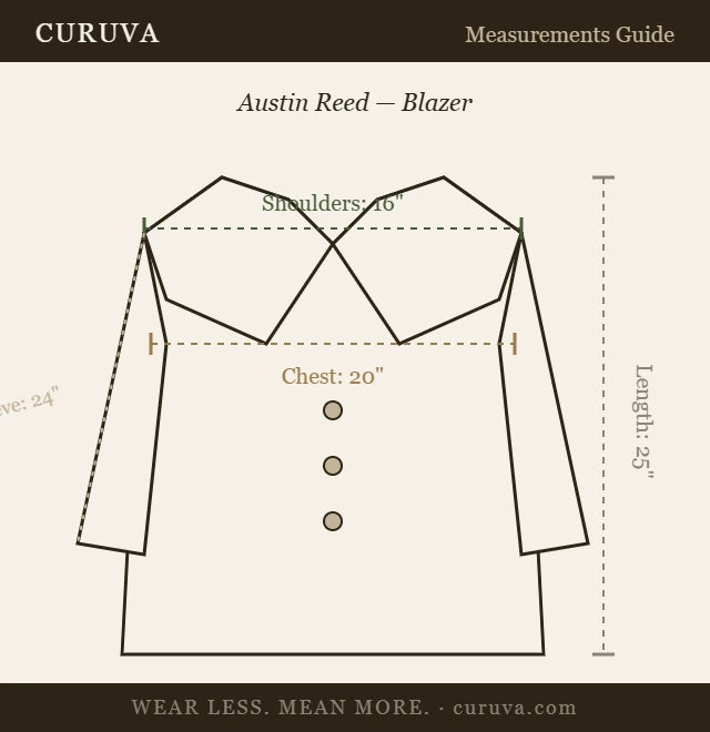 Austin Reed — Blazer | A blazer that doesn't ask for attention — and gets it anyway · Sz 14