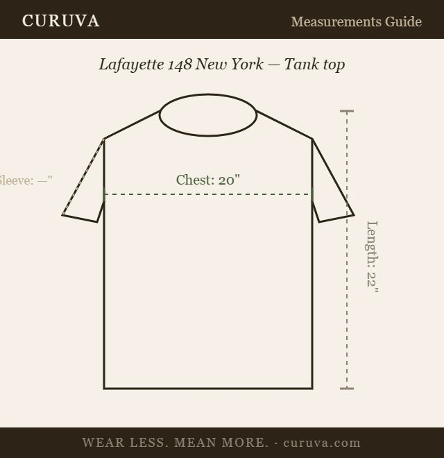 Lafayette 148 New York — Tank top | Not every white piece is quiet — this one chooses to be · Sz 14