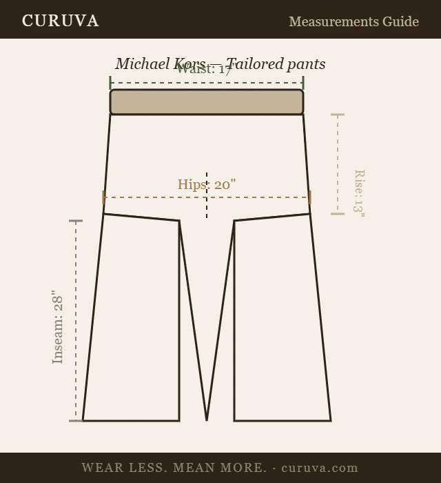 Michael Kors — Tailored pants | Power dressing never asked for permission — neither do these · Sz XL