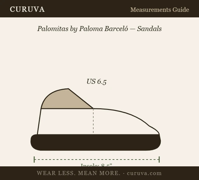 Palomitas by Paloma Barcel - Sandals - Suede nubuck leather upper leather lining - Sz 37 - Curuva Mguide