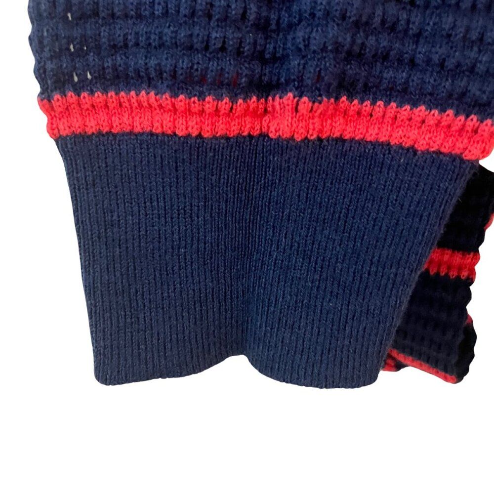 Tommy Bahama Knit Striped Sweater Navy & Coral Pink Women's M