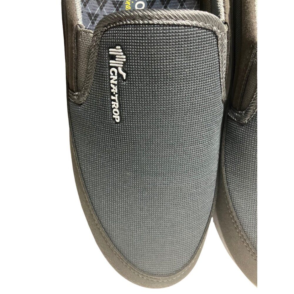 Men’s Slip-On Walking Shoes Comfort Arch Support Loafers Gray Size 44