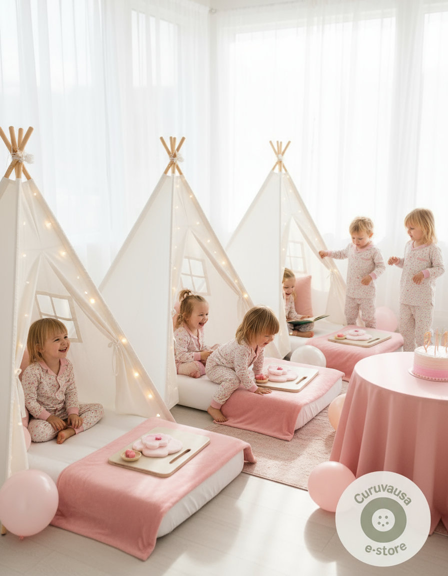 Imagen comercial carpas teepee - birthday party