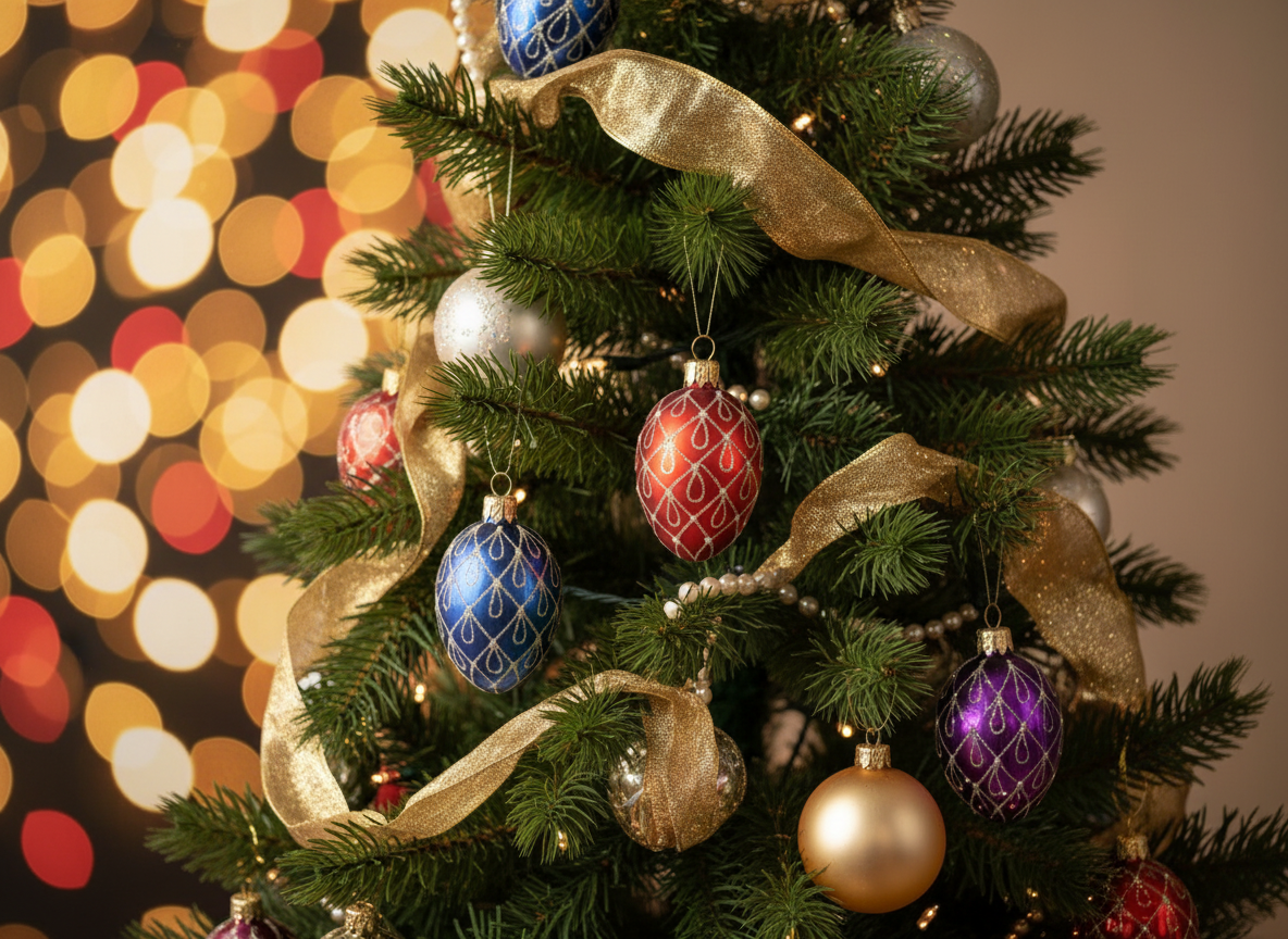 Lifestyle image for Polish glass ornaments