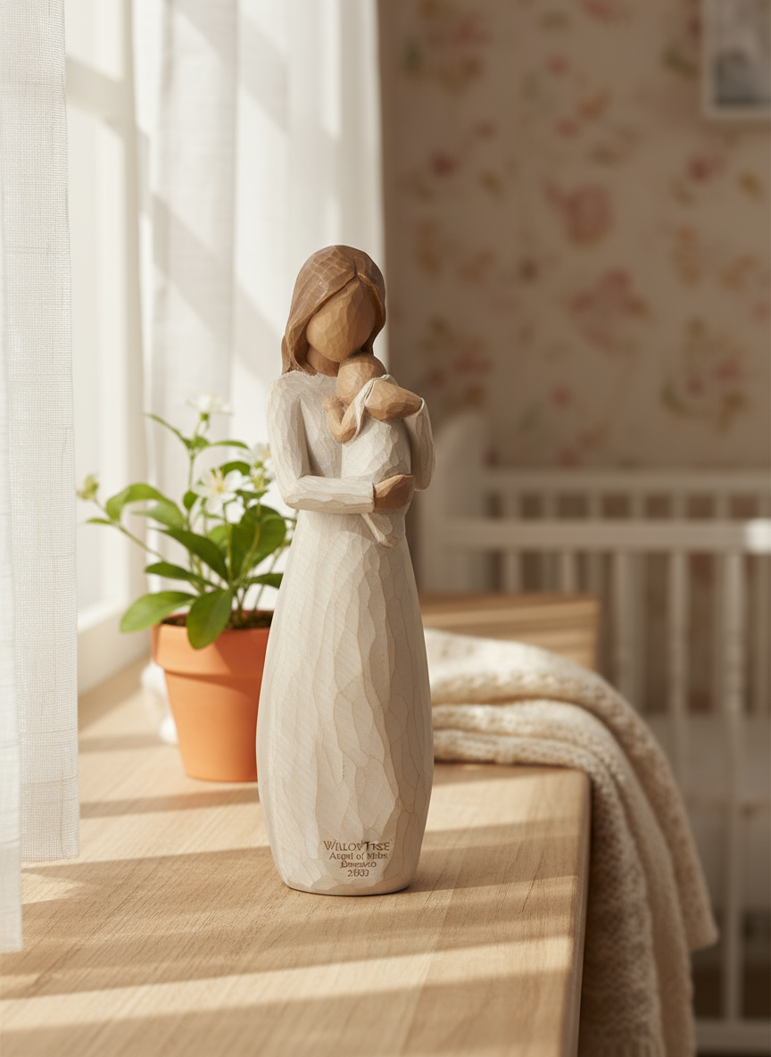 Willow Tree Angel of Mine Figurine in serene setting